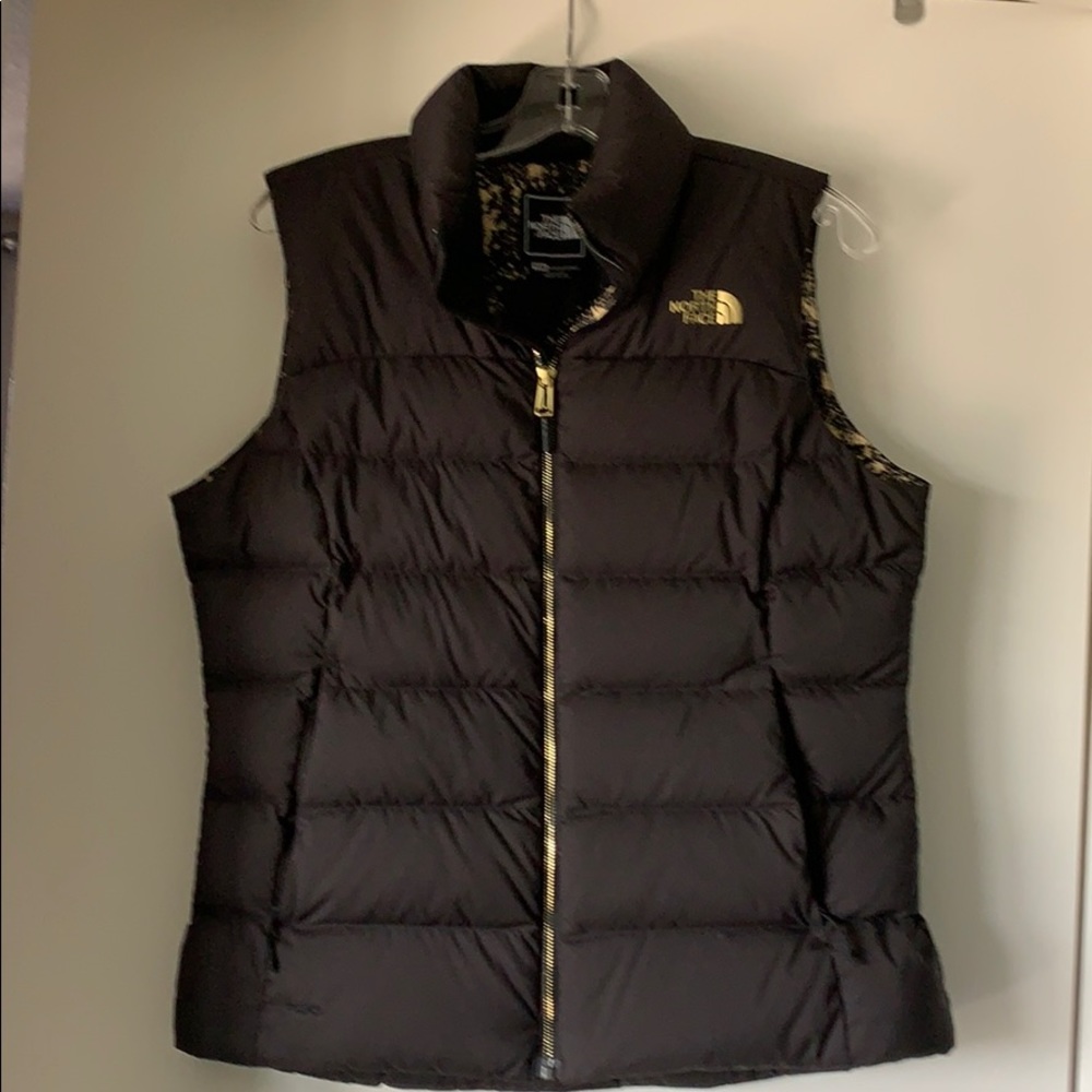Black North Face Puffer Vest.